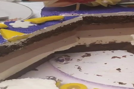 Торт Три шоколади в розрізі
